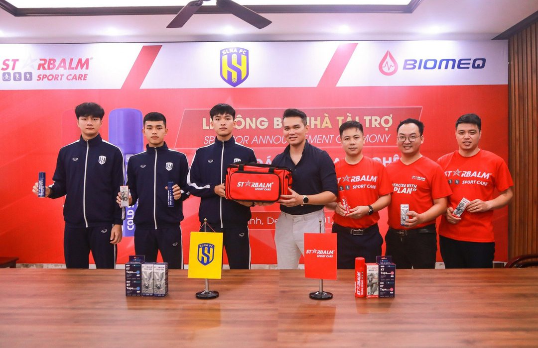 STARBALM TRỞ THÀNH ĐỐI TÁC Y TẾ CỦA CLB BÓNG ĐÁ SÔNG LAM NGHỆ AN 2