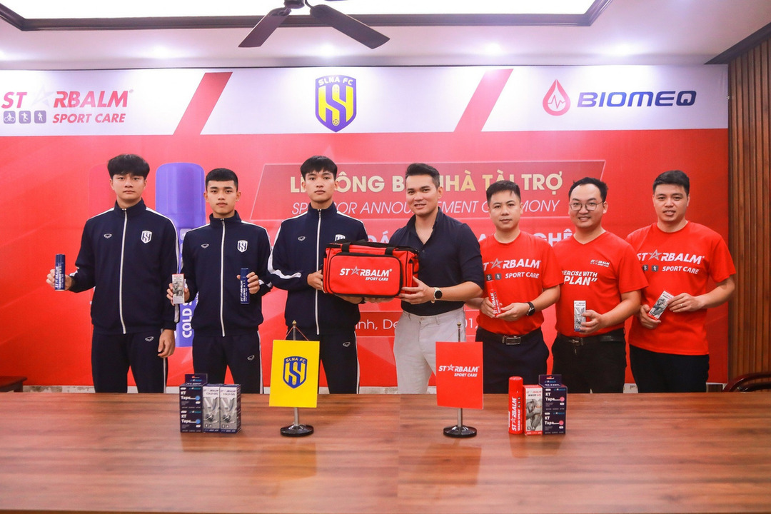 406104375-401332545564103-6040406588580814319-n_1701679686_large STARBALM TRỞ THÀNH ĐỐI TÁC Y TẾ CỦA CLB BÓNG ĐÁ SÔNG LAM NGHỆ AN 2